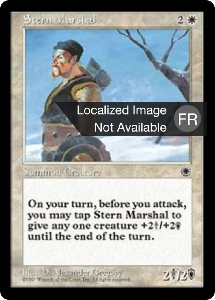 Maréchal rigoureux — Portal — Magic: The Gathering