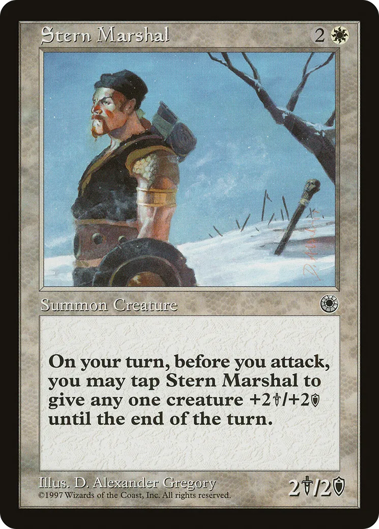 Stern Marshal — Portal — Magic: The Gathering