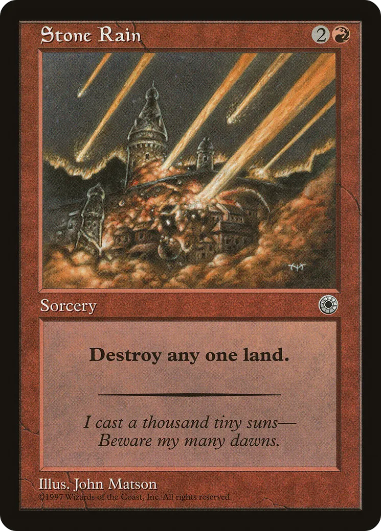 Stone Rain — Portal — Magic: The Gathering