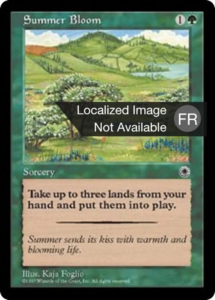 Floraison estivale — Portal — Magic: The Gathering