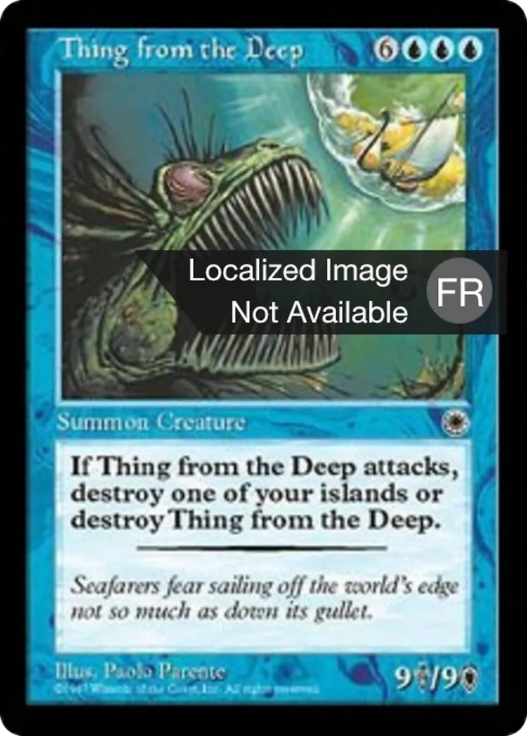 Chose des profondeurs — Portal — Magic: The Gathering