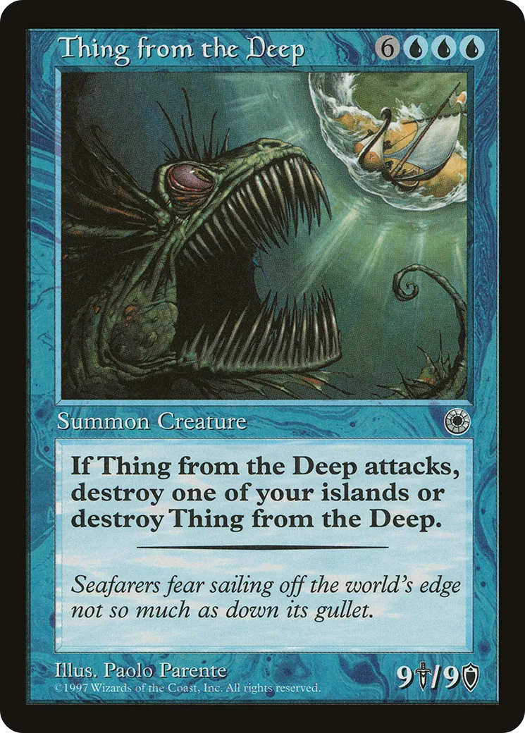 Thing from the Deep — Portal — Magic: The Gathering