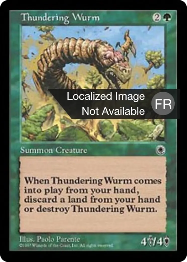 Guivre fulminante — Portal — Magic: The Gathering