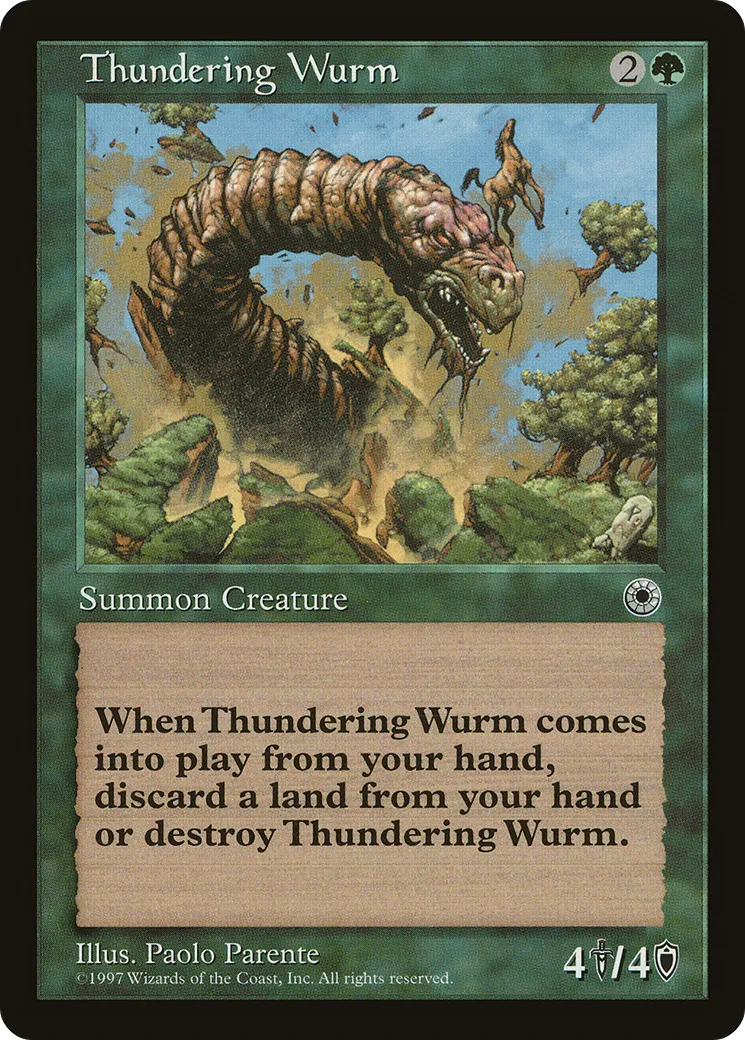 Guivre fulminante — Portal — Magic: The Gathering