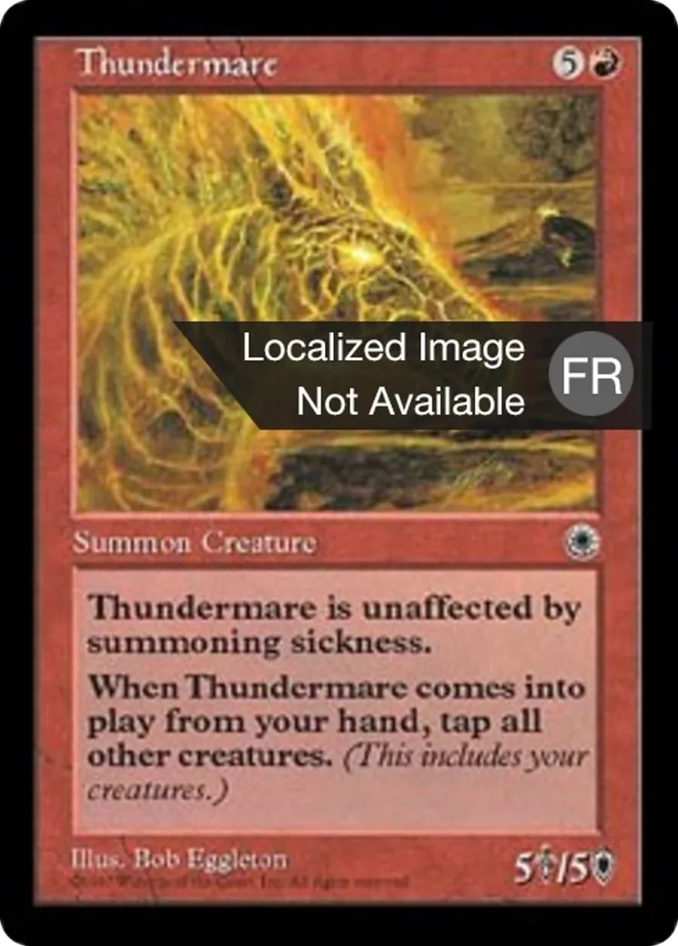 Cheval de foudre — Portal — Magic: The Gathering