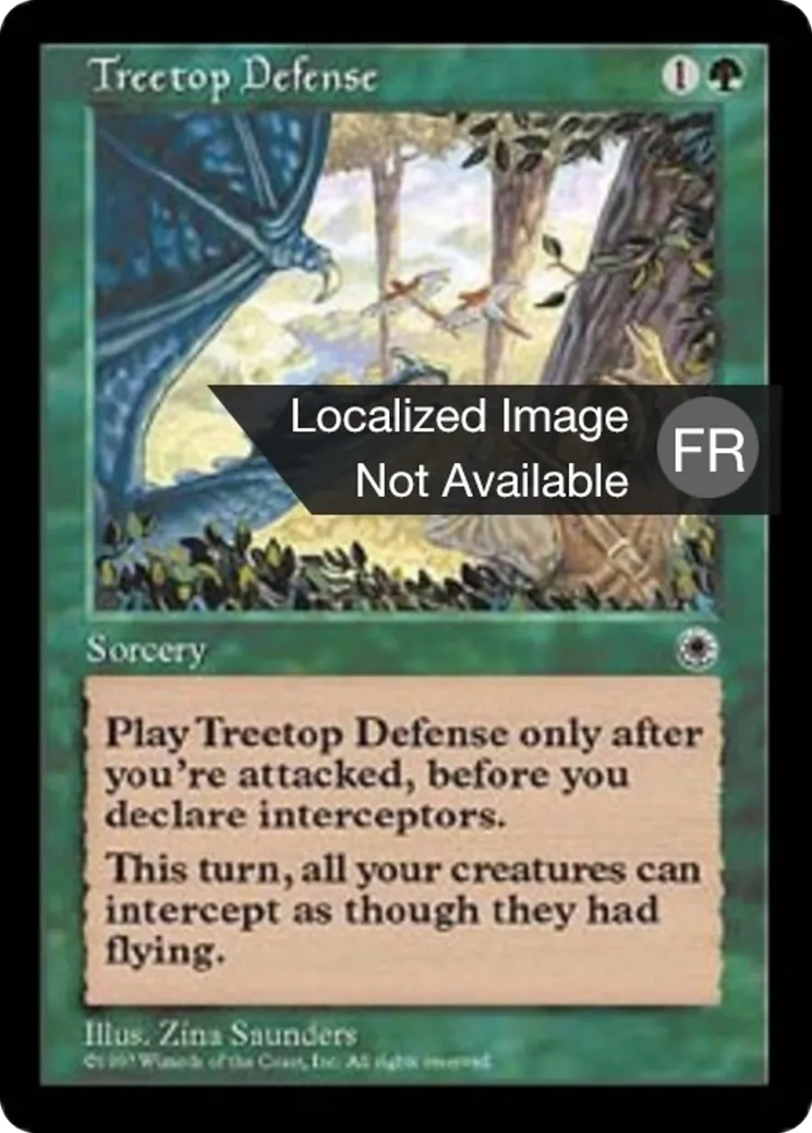 Défense a la cime des arbres — Portal — Magic: The Gathering