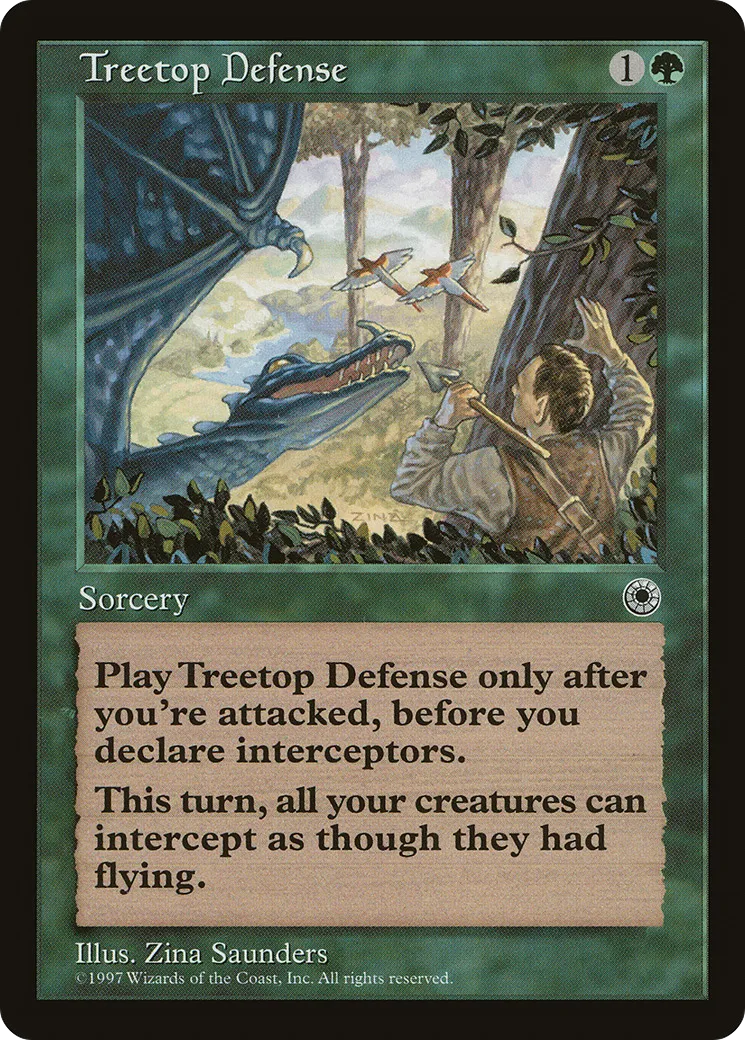 Treetop Defense — Portal — Magic: The Gathering