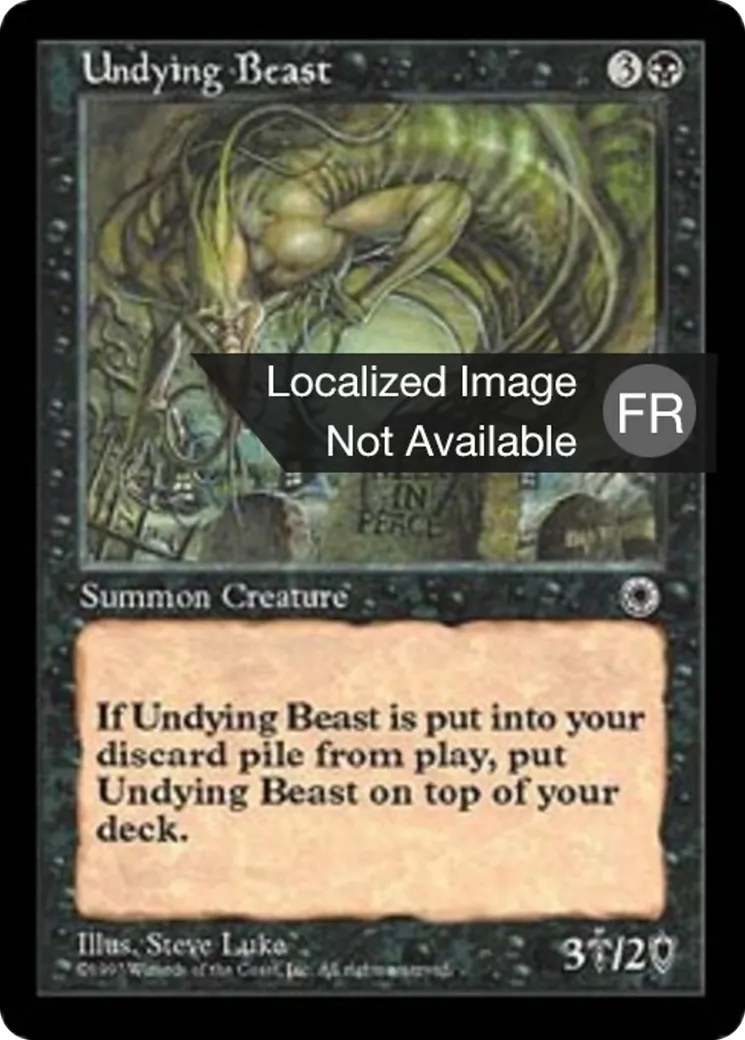 Bête qui ne meurt pas — Portal — Magic: The Gathering