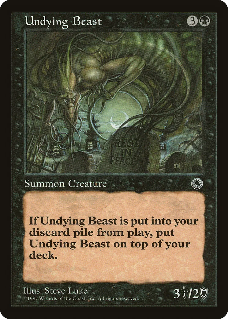 Undying Beast — Portal — Magic: The Gathering