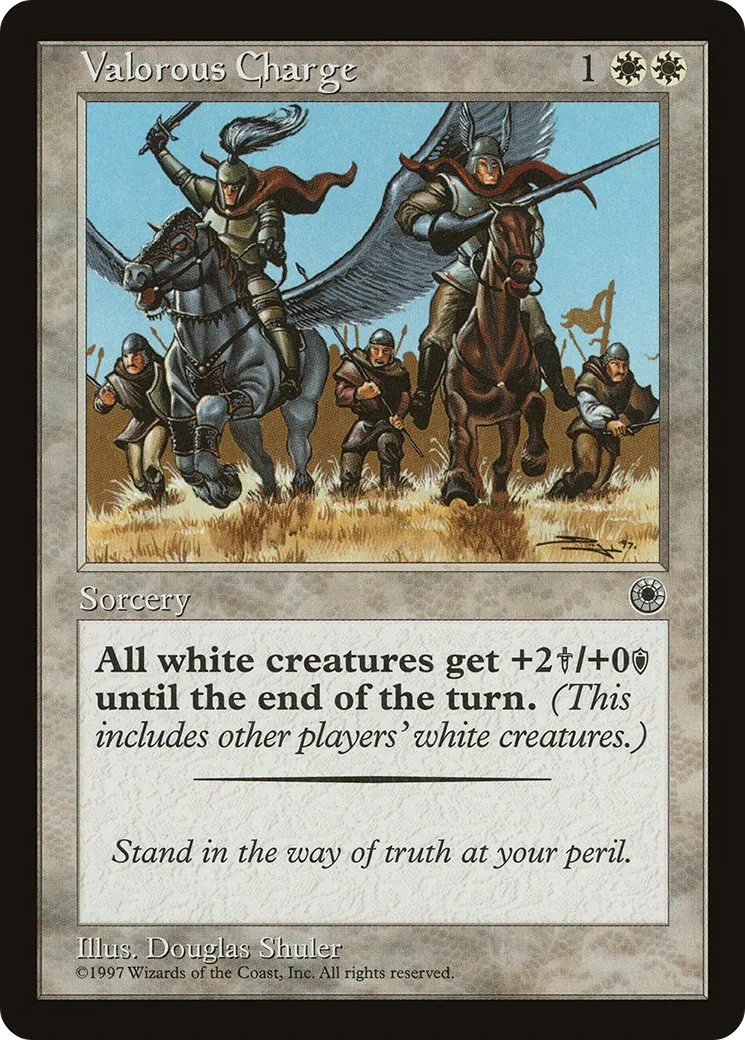 Valorous Charge — Portal — Magic: The Gathering
