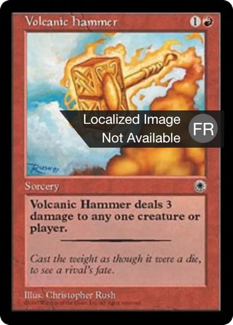 Marteau volcanique — Portal — Magic: The Gathering