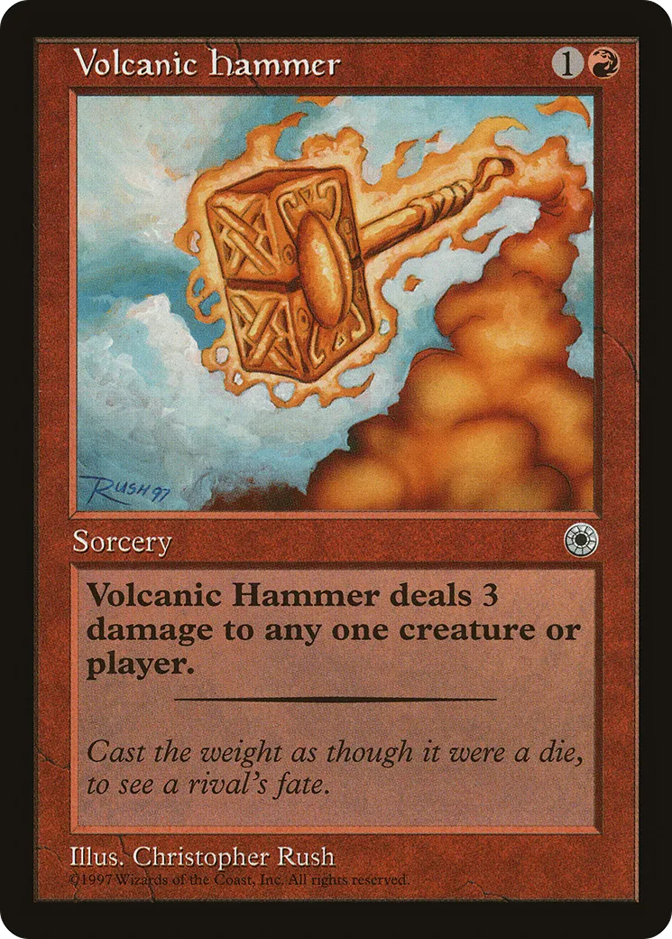 Volcanic Hammer — Portal — Magic: The Gathering