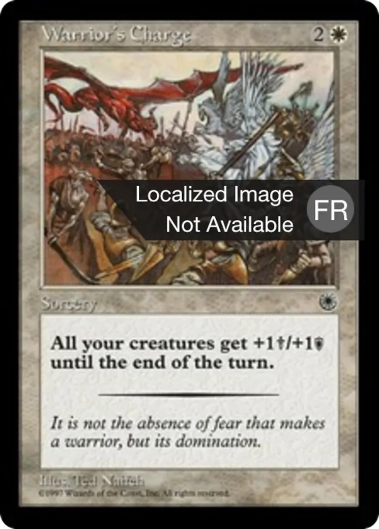 Charge du guerrier — Portal — Magic: The Gathering