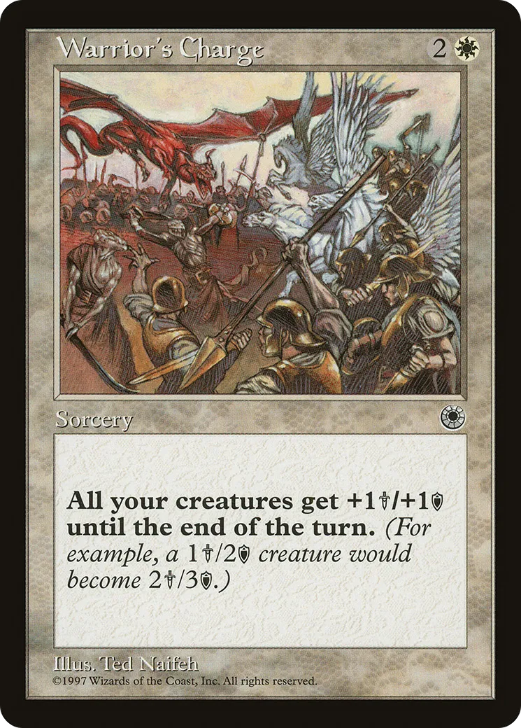 Charge du guerrier — Portal — Magic: The Gathering