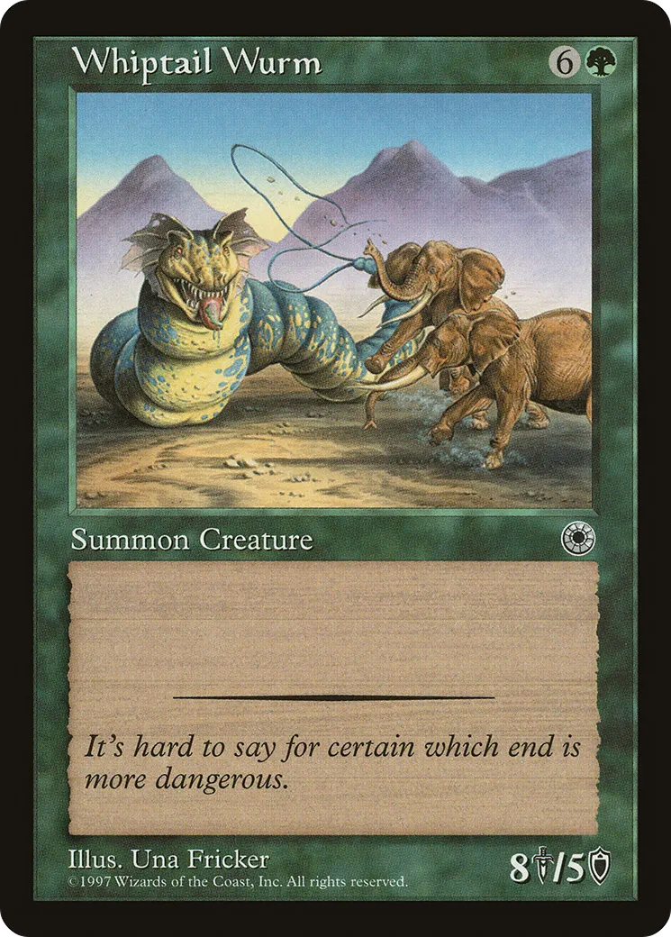 Whiptail Wurm — Portal — Magic: The Gathering