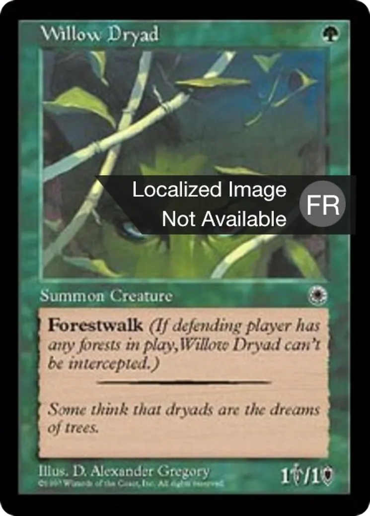 Dryade des saules — Portal — Magic: The Gathering