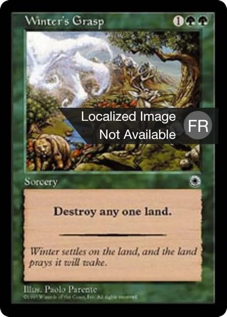 Etreinte de l'hiver — Portal — Magic: The Gathering