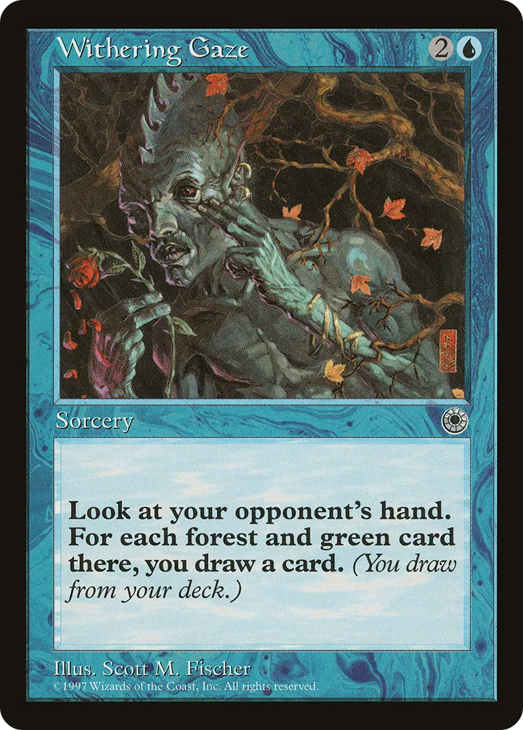 Regard flétrisseur — Portal — Magic: The Gathering