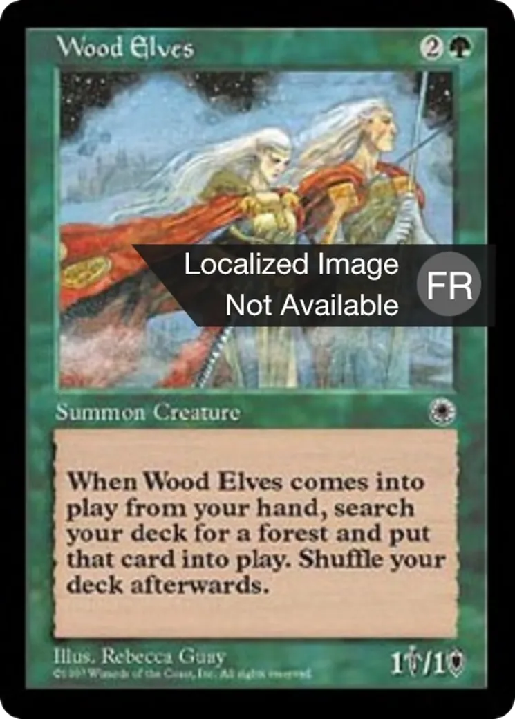 Elfe des bois — Portal — Magic: The Gathering