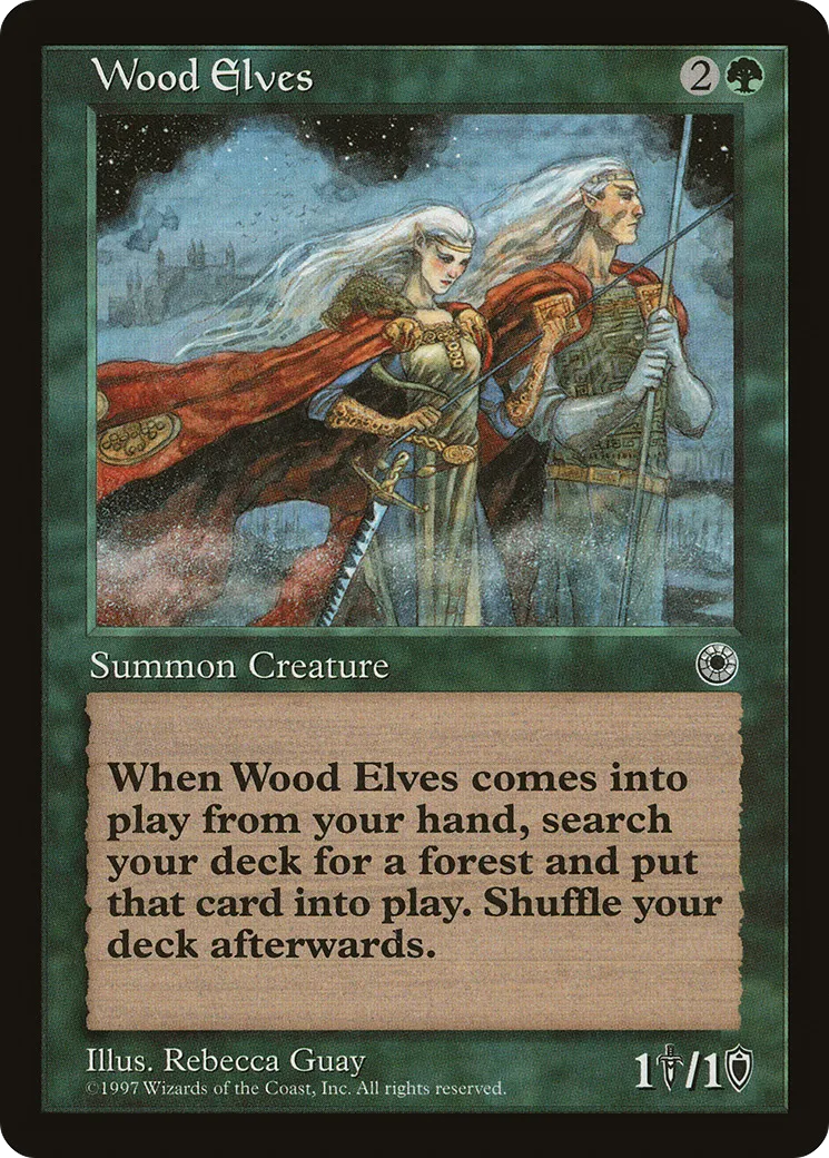 Wood Elves — Portal — Magic: The Gathering