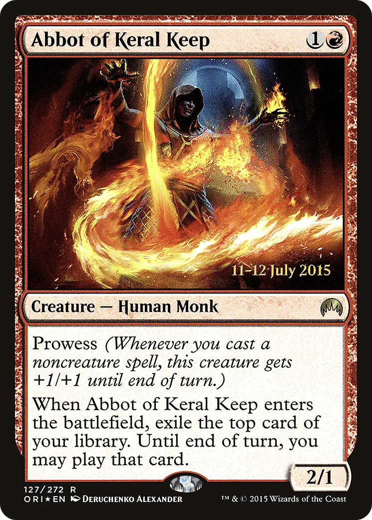 Abbé de la Forteresse de Keral — Magic Origins Promos — Magic: The Gathering