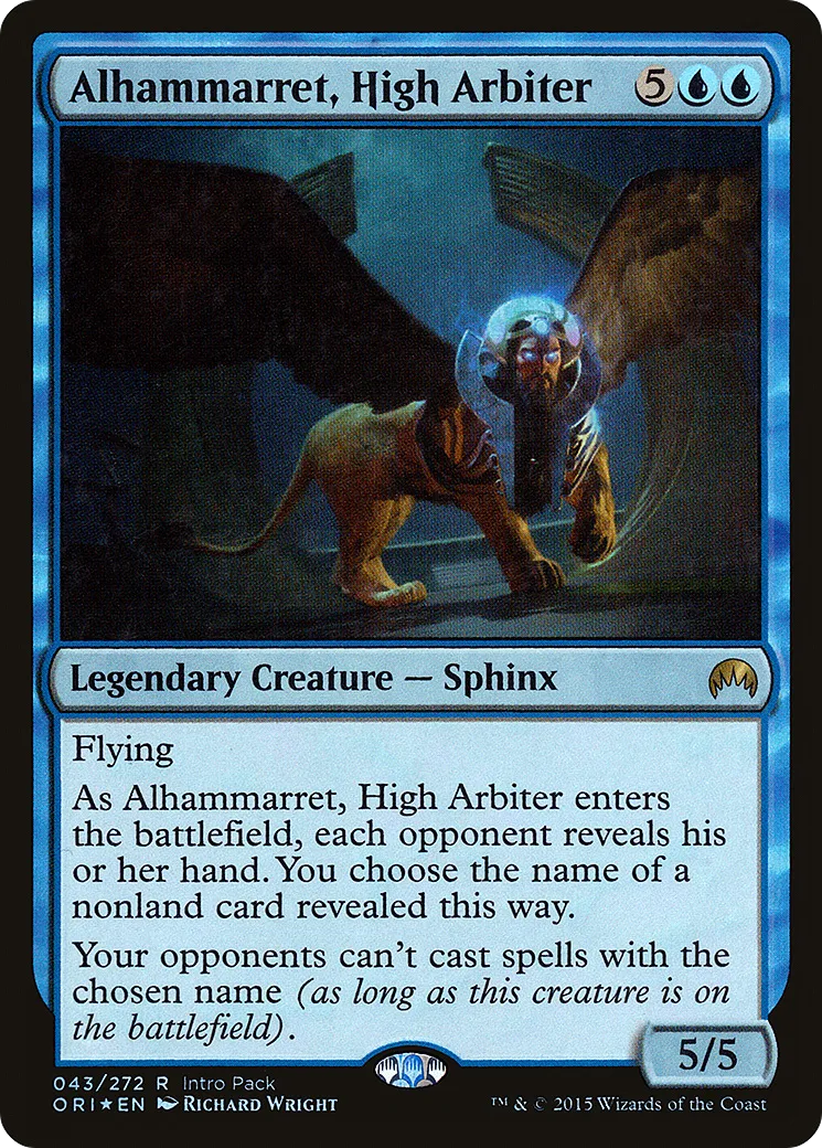 Alhammarret, grand arbitre — Magic Origins Promos — Magic: The Gathering