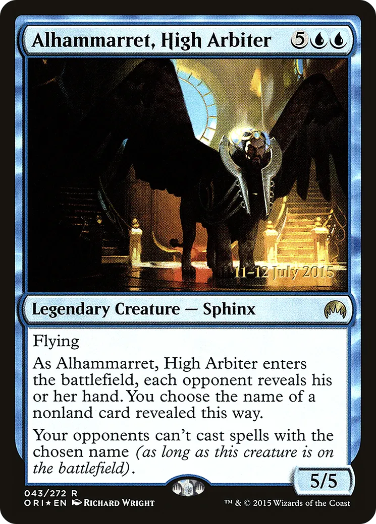 Alhammarret, grand arbitre — Magic Origins Promos — Magic: The Gathering