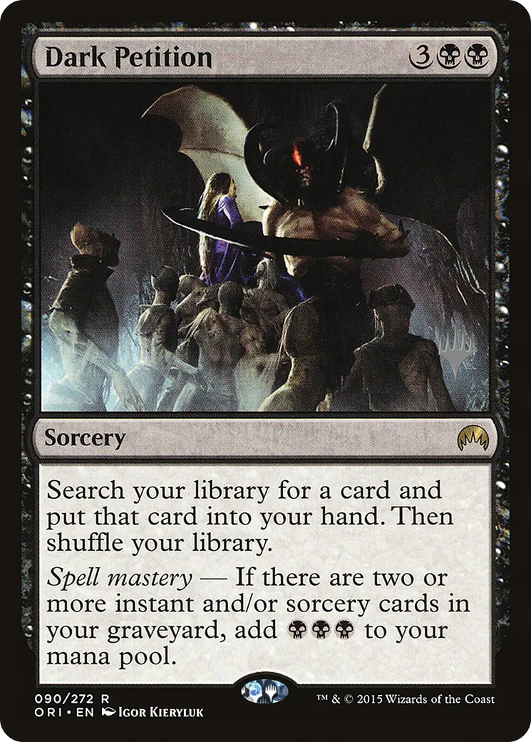 Dark Petition — Magic Origins Promos — Magic: The Gathering