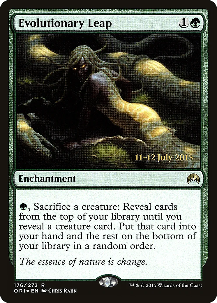 Evolutionary Leap — Magic Origins Promos — Magic: The Gathering