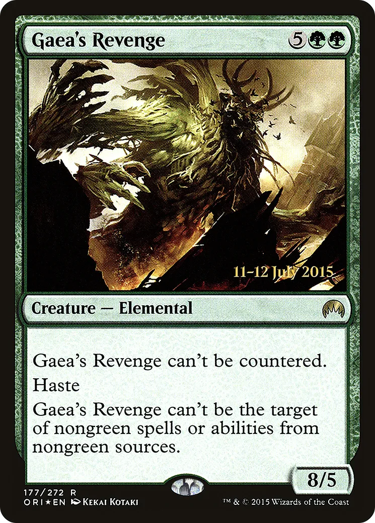 Gaea's Revenge — Magic Origins Promos — Magic: The Gathering