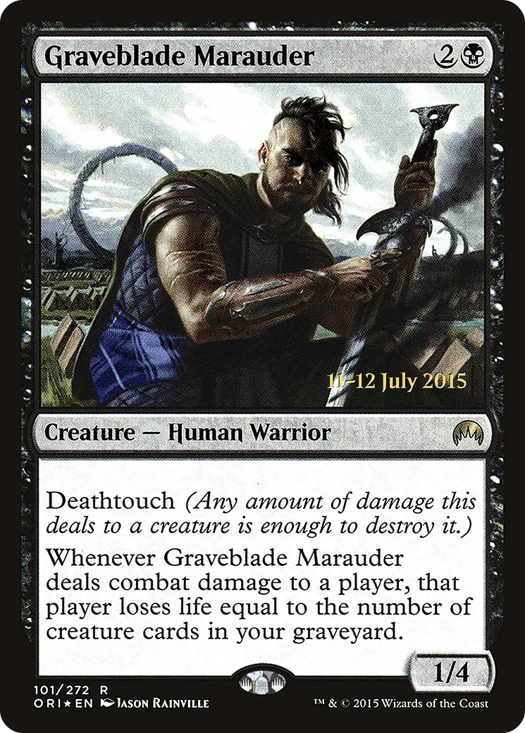 Maraudeur à lame sépulcrale — Magic Origins Promos — Magic: The Gathering