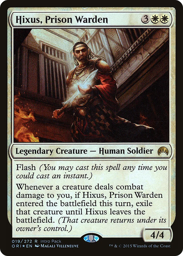Hixus, gardien de prison — Magic Origins Promos — Magic: The Gathering