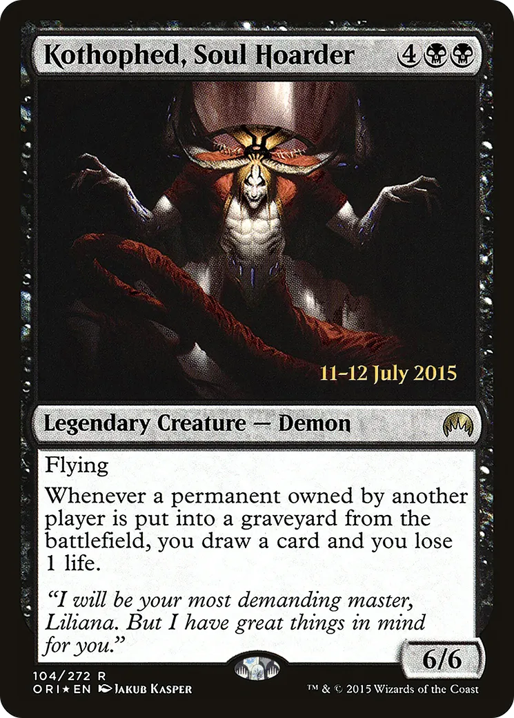 Kothophed, Soul Hoarder — Magic Origins Promos — Magic: The Gathering