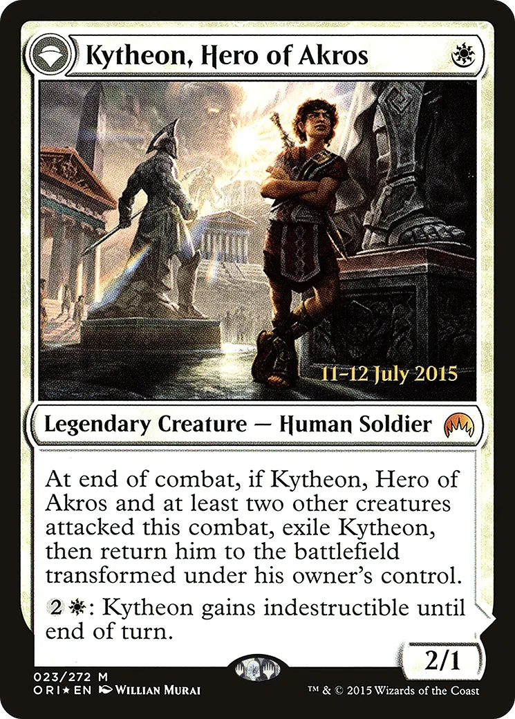 Kytheon, Hero of Akros // Gideon, Battle-Forged from Magic Origins Promos - Magic: The Gathering