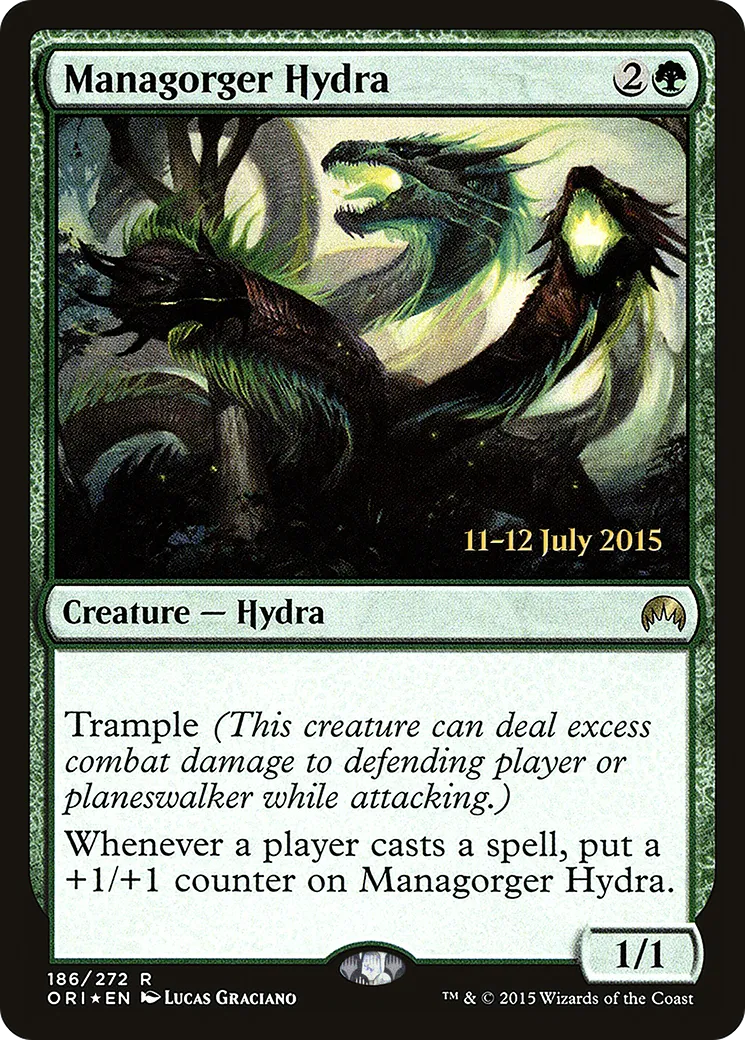 Managorger Hydra — Magic Origins Promos — Magic: The Gathering