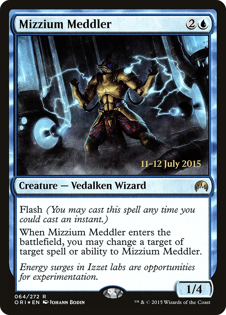 Mizzium Meddler — Magic Origins Promos — Magic: The Gathering
