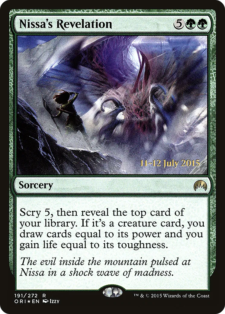 Révélation de Nissa — Magic Origins Promos — Magic: The Gathering