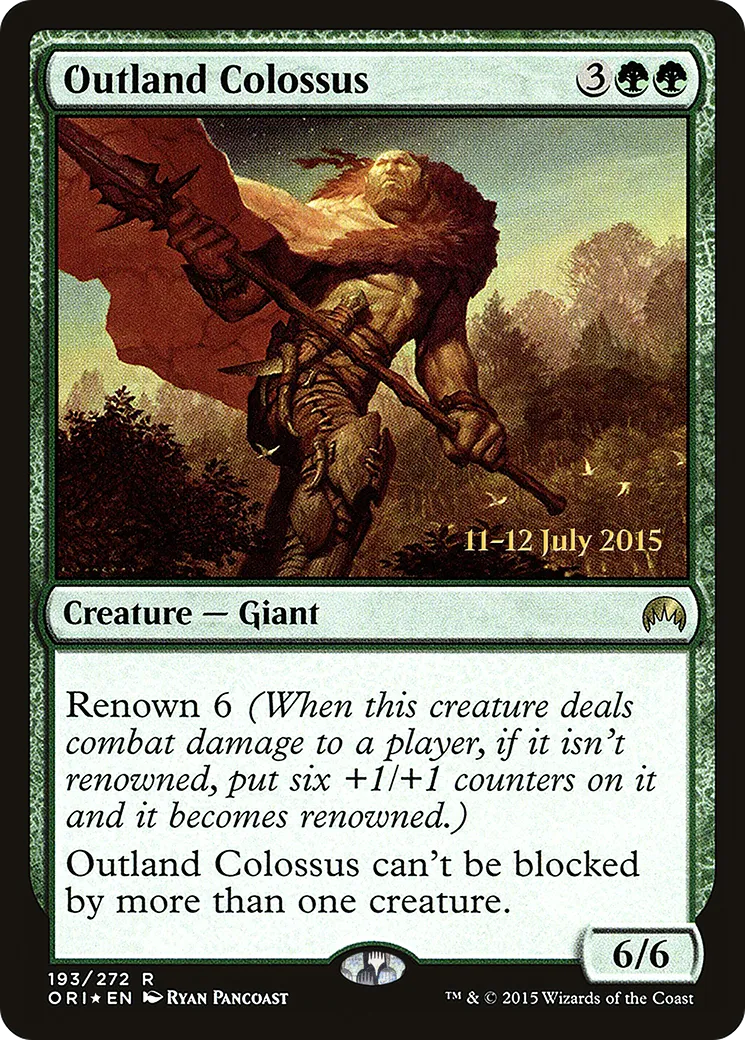 Colosse de l'horizon — Magic Origins Promos — Magic: The Gathering