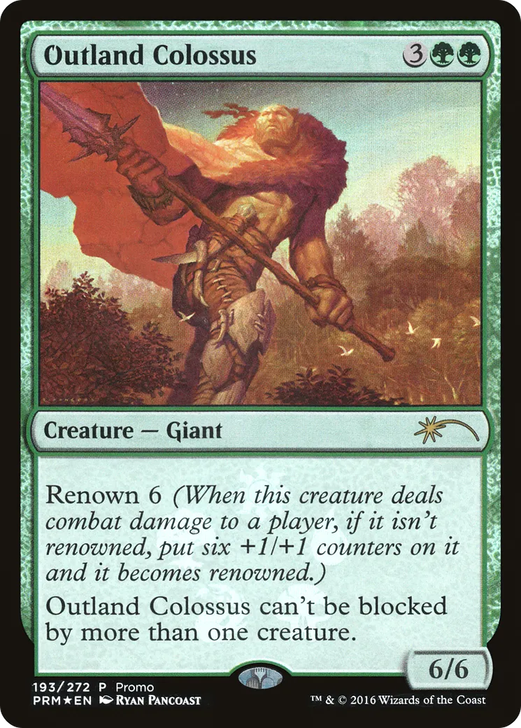 Colosse de l'horizon — Magic Origins Promos — Magic: The Gathering