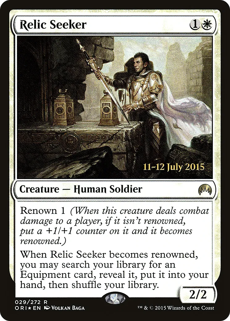 Relic Seeker from Magic Origins Promos - Magic: The Gathering