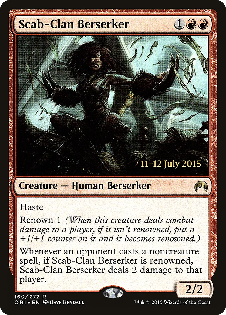 Scab-Clan Berserker — Magic Origins Promos — Magic: The Gathering