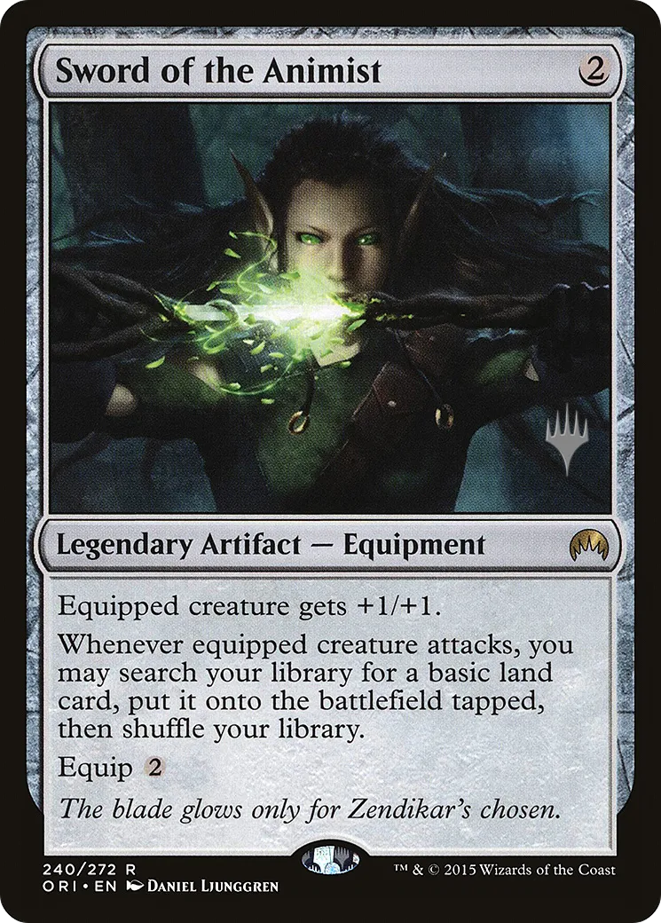 Sword of the Animist — Magic Origins Promos — Magic: The Gathering