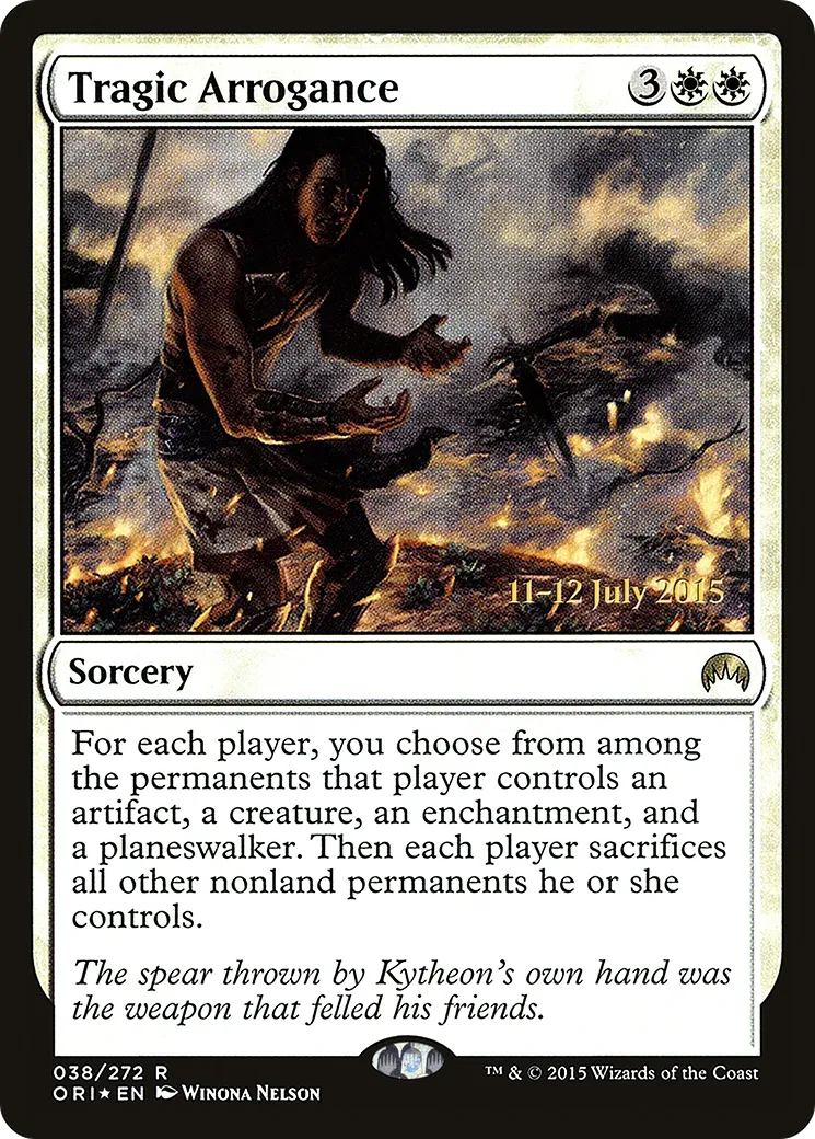 Tragic Arrogance — Magic Origins Promos — Magic: The Gathering