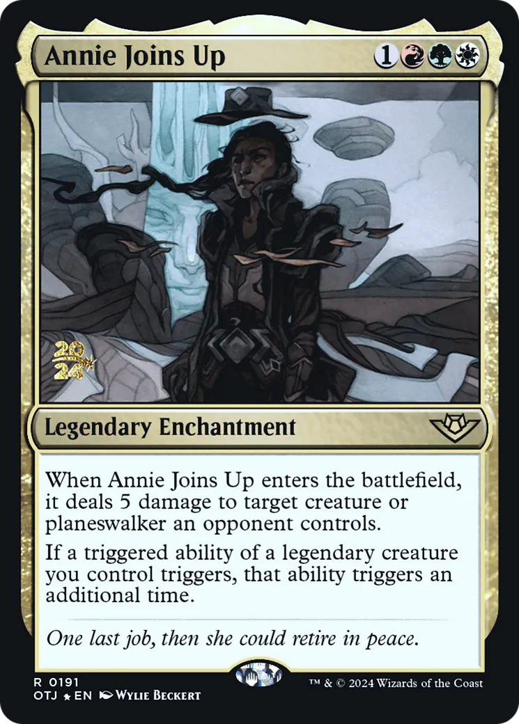 Annie rejoint l'équipe — Outlaws of Thunder Junction Promos — Magic: The Gathering