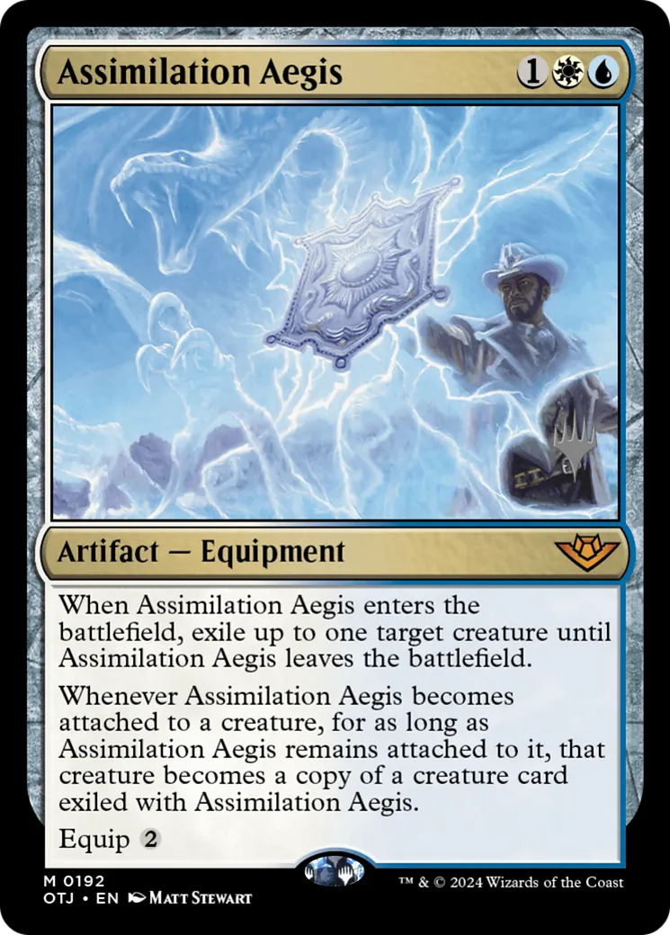 Égide d'assimilation — Outlaws of Thunder Junction Promos — Magic: The Gathering