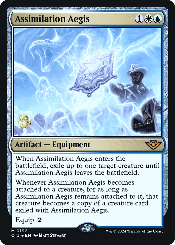 Égide d'assimilation — Outlaws of Thunder Junction Promos — Magic: The Gathering