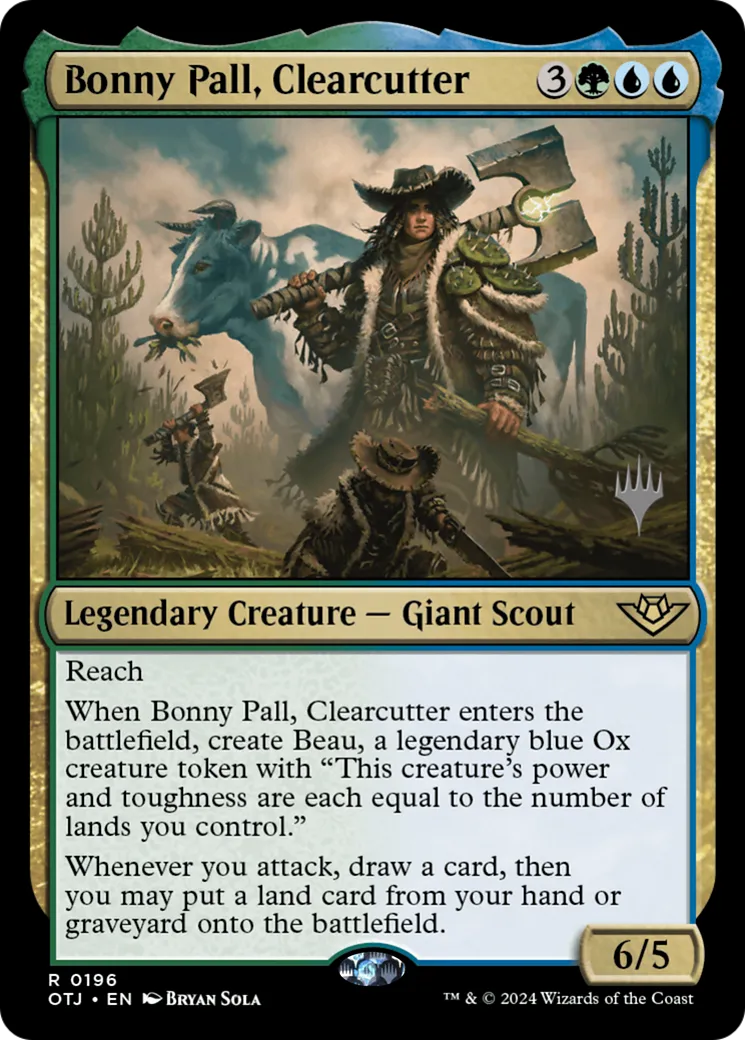 Bonny Pall, bûcheronne — Outlaws of Thunder Junction Promos — Magic: The Gathering