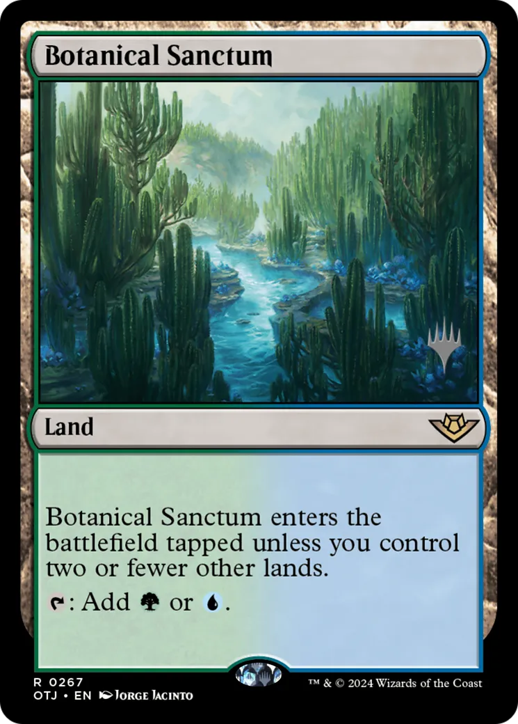 Sanctuaire botanique from Outlaws of Thunder Junction Promos - Magic: The Gathering