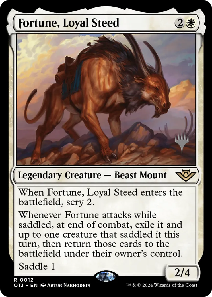Fortune, destrier fidèle — Outlaws of Thunder Junction Promos — Magic: The Gathering