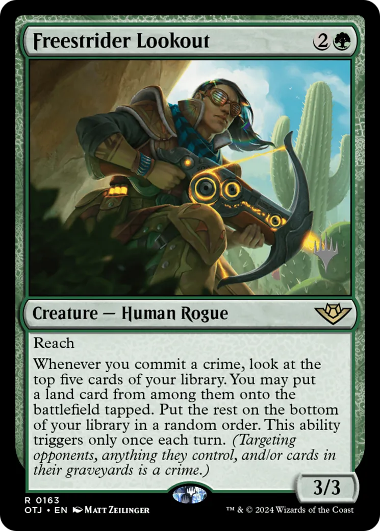 Freestrider Lookout — Outlaws of Thunder Junction Promos — Magic: The Gathering